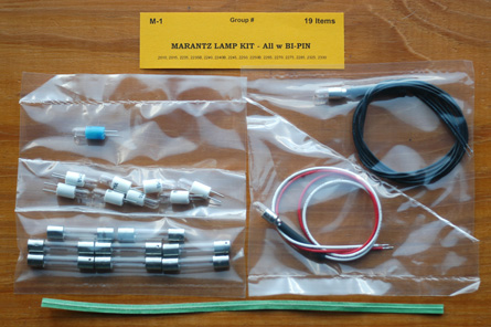 5x 8V LED Lamp for Marantz Pioneer Stereo Dial Pointer Wires Kabel T1.25 4mm 
